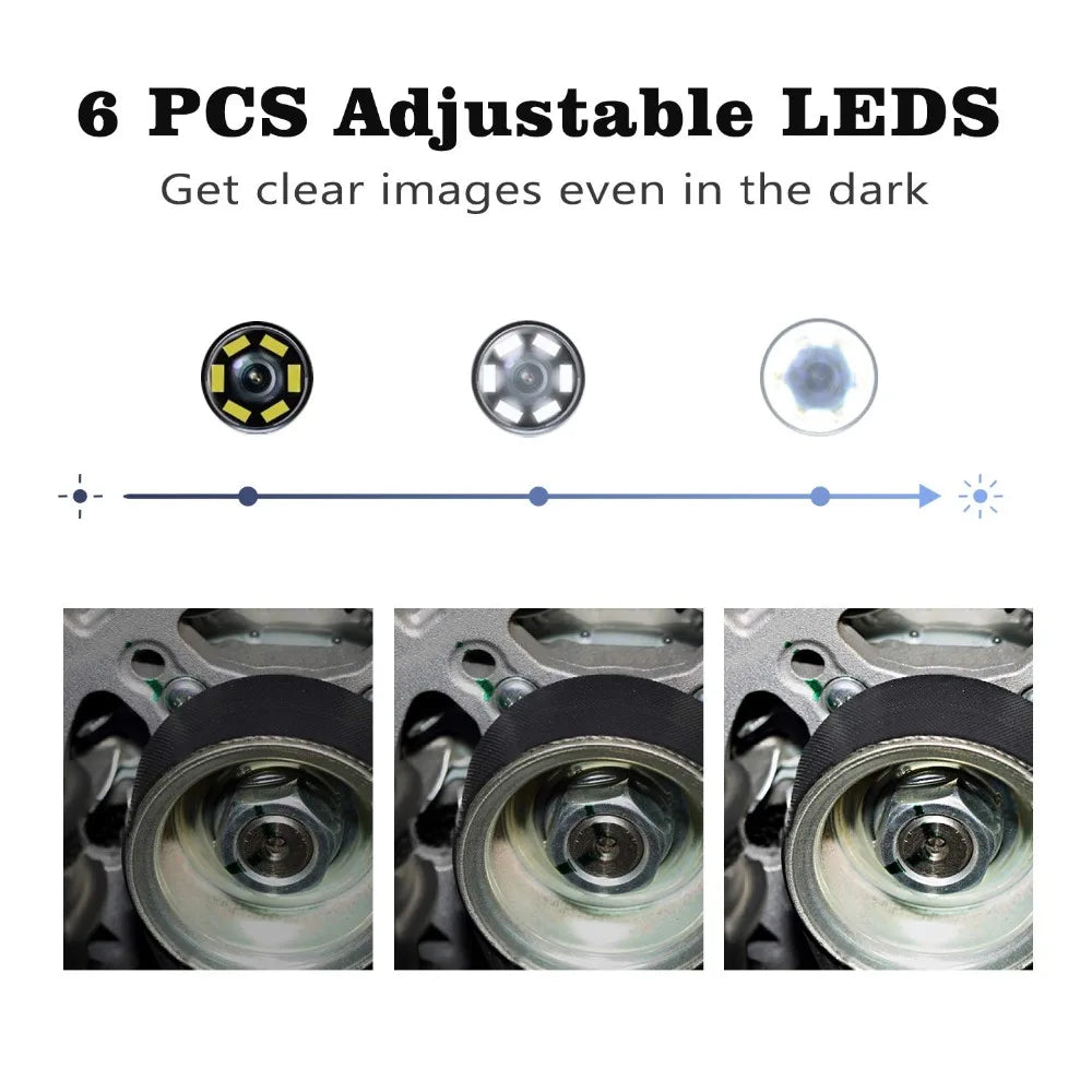 Type-C Android USB Endoscope Camera – 7.0mm Hard Cable Inspection Mini Camera for PC and Android Phones