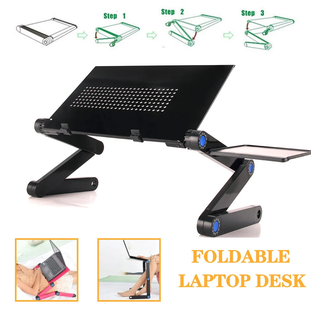 Adjustable Laptop Desk Stand – Work & Relax Anywhere!