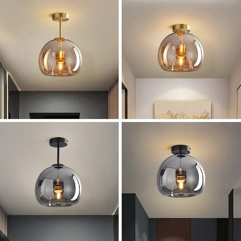 Modern Glass Ceiling Light