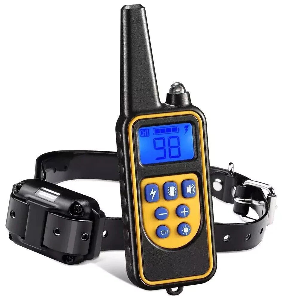 Rechargeable Waterproof Dog Training Collar with Remote for Obedience