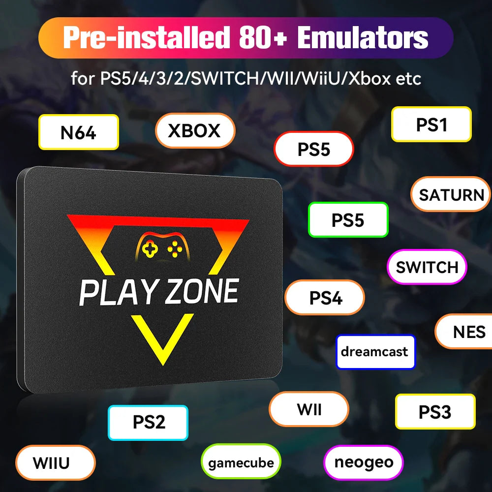 Retro gaming SSD with 80 emulators for Switch, PS5, Xbox and more