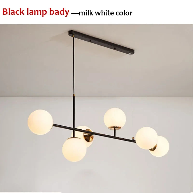 Floating Glass Ball Hanging Light for Dining & Kitchen