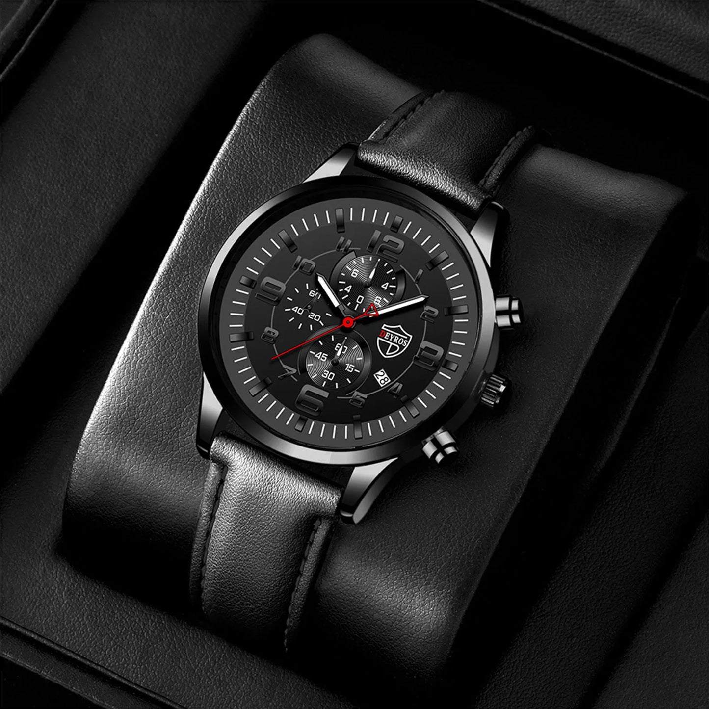 Mesh Strap Calendar Quartz Simple Casual All-match Men's Watch
