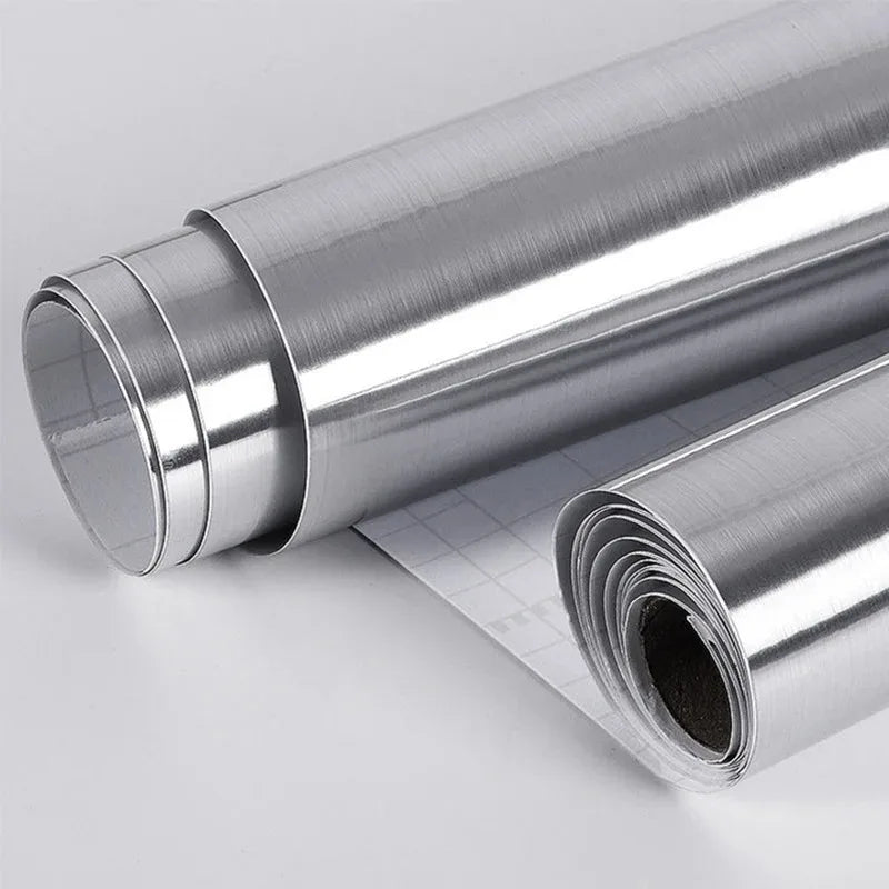 Pearlescent Creative PVC Brick Decoration Furniture Wallpaper Stickers Bedroom Living Room Wall Waterproof Wallpaper Roll, Size: 60x500cm(Black)