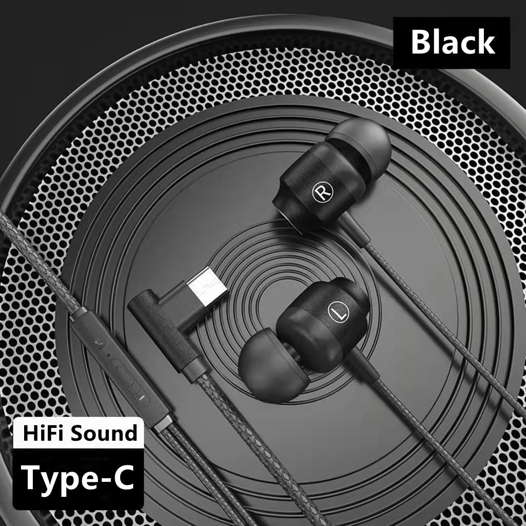 Magnetic Wired Gaming Headphone L jack HIIF Bass Stereo Music headset 3.5mm AUX/ type-c Earphone  for mobile phones and computer