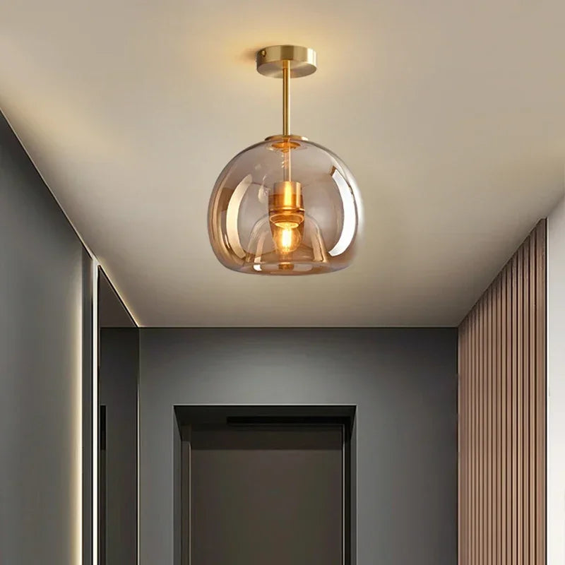 Modern Glass Ceiling Light