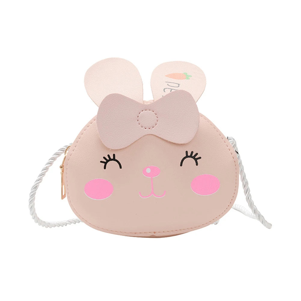 Mini Crossbody Bag for Children Cute Cartoon Cat Baby Girls Shoulder Bags Boys Kids Small Coin Purse Handbags Wallet