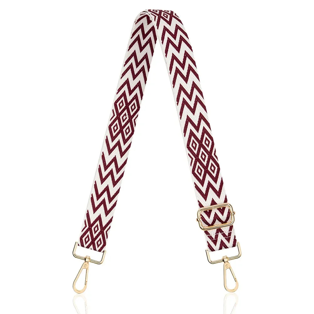 Nylon/Cotton Bag Strap Women Colored Straps for Crossbody Messenger Shoulder Bag Accessories Adjustable Belts Handbag Straps