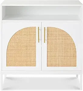 2-Door Rattan Cabinet