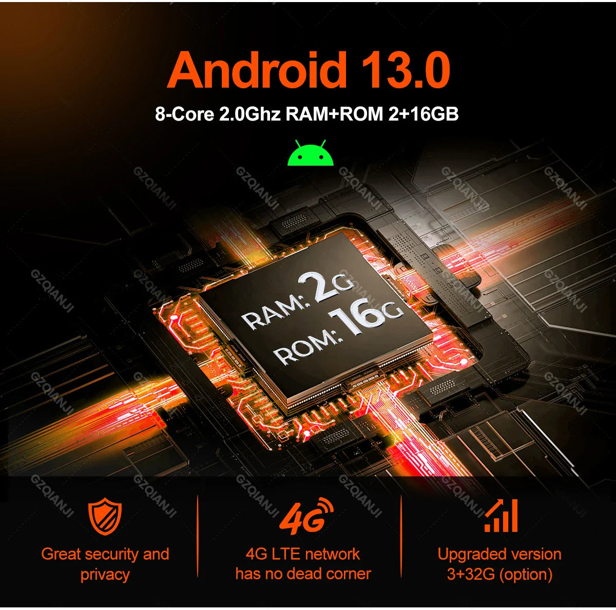 New 4G Wireless Wifi Handheld PDA Printers Android 8.1 13 POS Terminal Touch Screen Built-in 2D Barcode Scanner NFC Card Reader