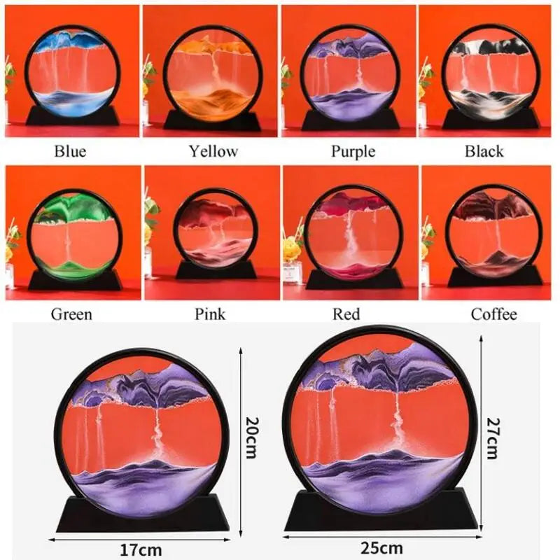 7/12 Inch Moving Sand Art