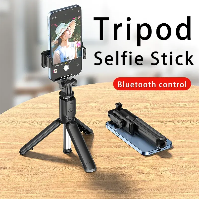 Bluetooth Wireless Selfie Stick with Tripod - Extendable Monopod & Remote Shutter