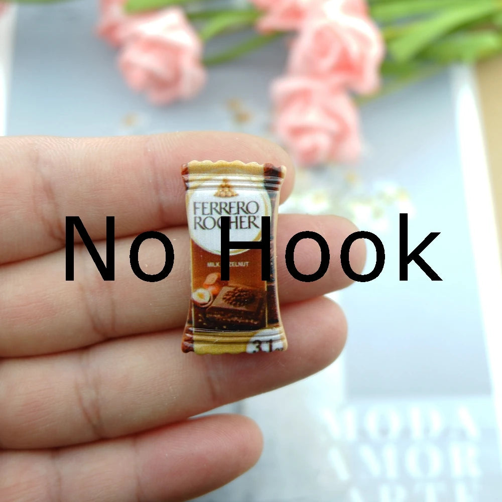 Cute Chocolate Candy Charms for Jewelry Making Diy Earring Bracelet Pendant Accessories Findings Phone Making Wholesale Bulk