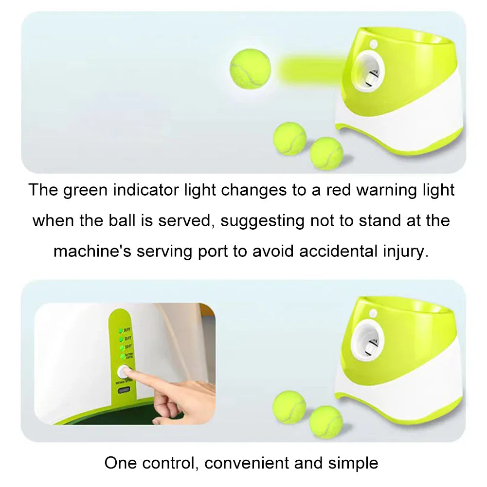 Automatic Dog Ball Launcher Automatic Pet Dogs Chase Toy Ball Launcher Dog Toy Dog Tennis Automatic Launcher Pet Interactive Toy