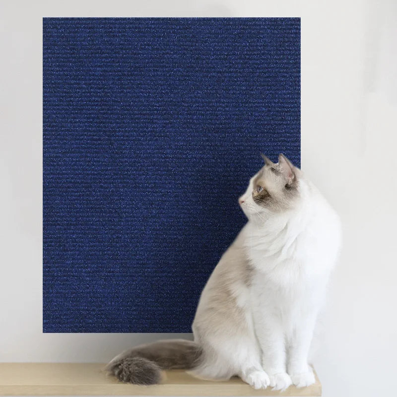 Self-Adhesive Cat Scratch Protector – Trimmable Carpet Mat for Sofa and Wall, Anti-Scratch Furniture Guard