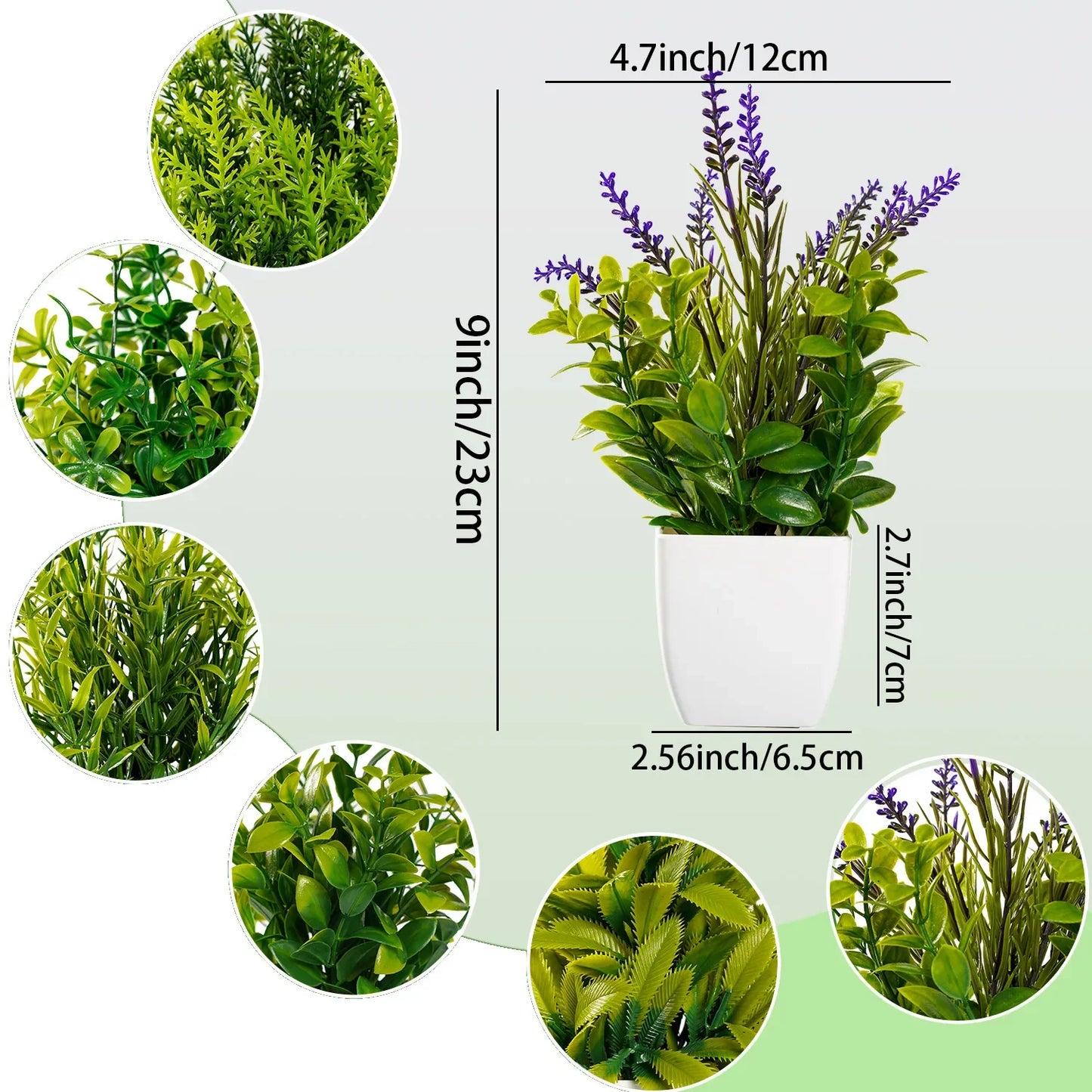 Mini Garden Charm Artificial Flora