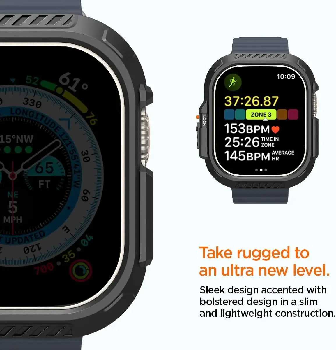 LockFit Secure Bumper for Apple Watch Ultra 49mm