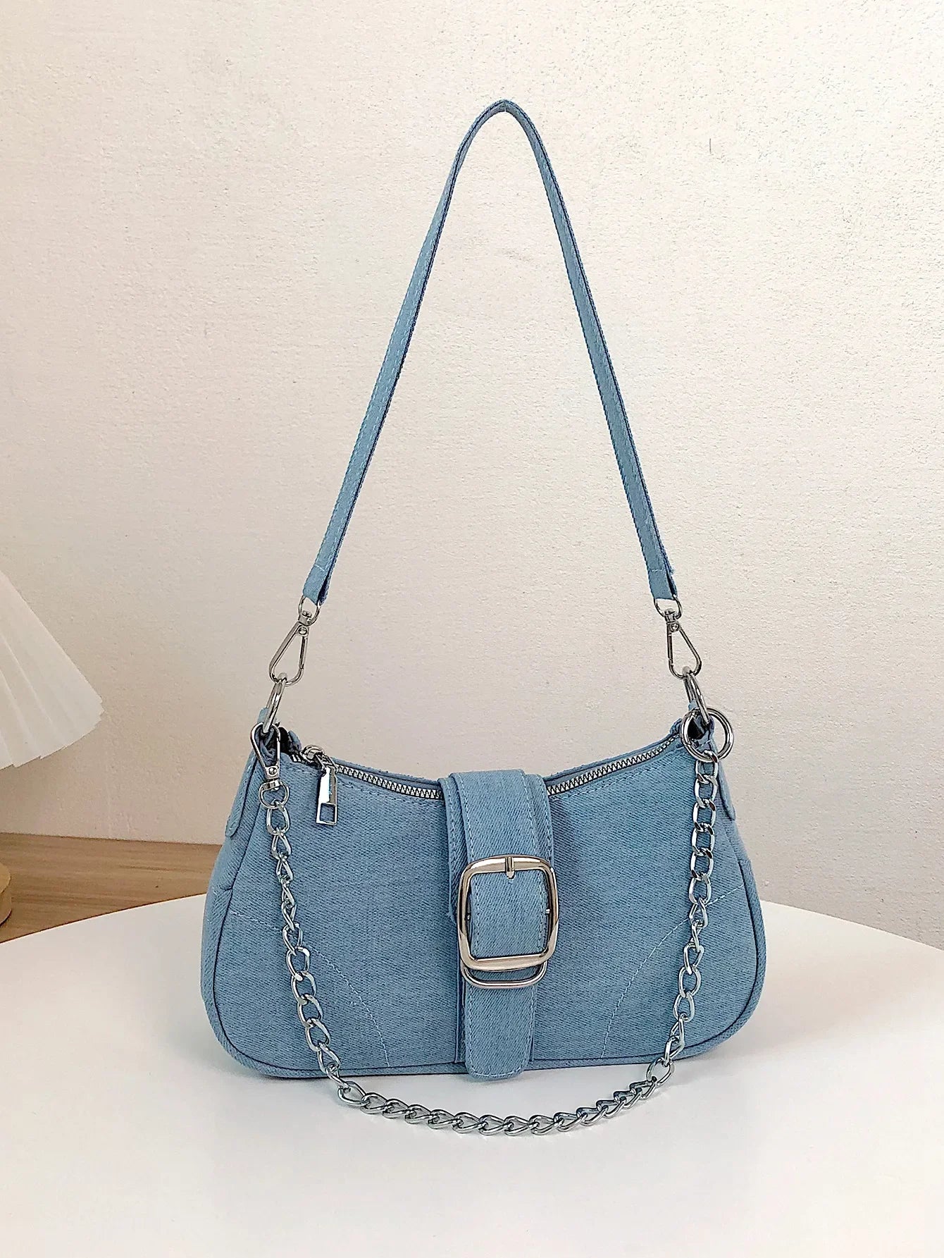 Small Design Jeans Bag Women's New Cross-Shoulder Bag Shoulder Canvas Bag