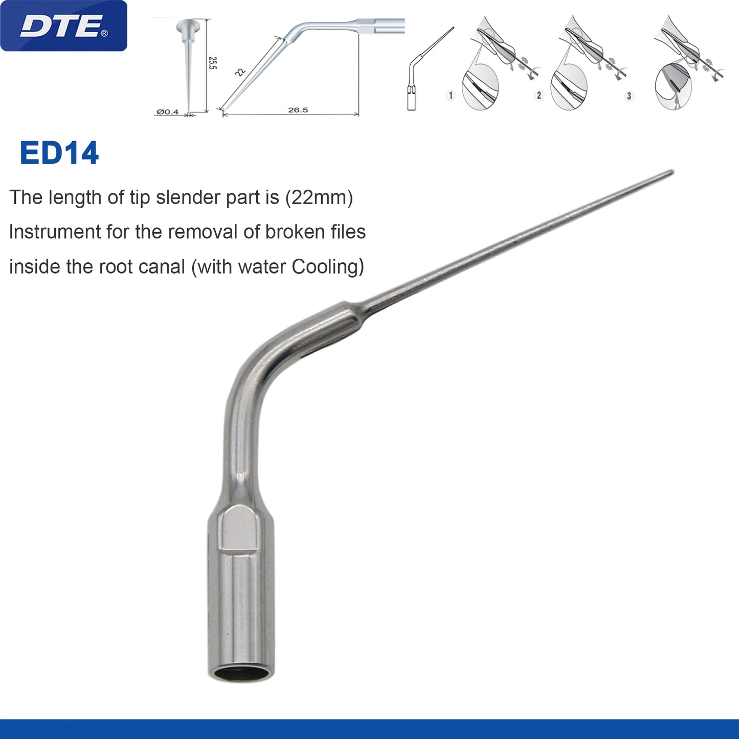 Woodpecker DTE Dental Ultrasonic Scaler Tips Scaling Endo Tip Dentistry Instruments Medical Accessories Fit EMS Satelec NSK