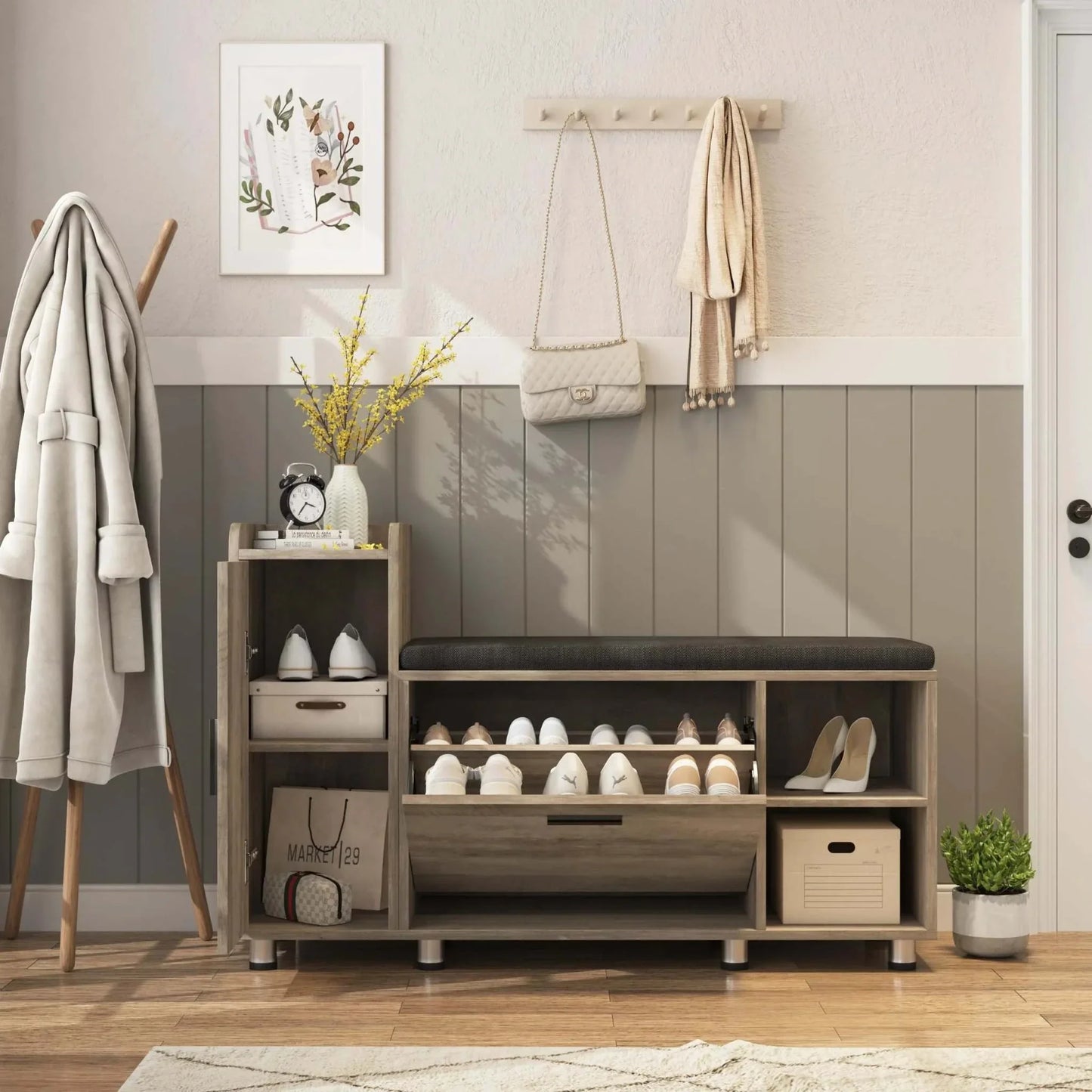 Cabinet with Adjustable Shelf for Living Room Furniture 🌟