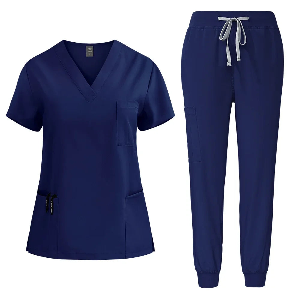 Nurse Uniform Woman Hospital Doctor Men's Medical Sweatshirt Nursing Pants Unisex Workshop Uniforms Beauty SPA Work Clothes New