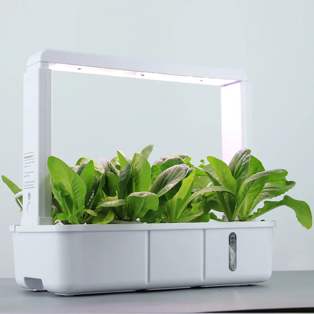 Hydroponics Growing System With 15 Planting Hole Full Spectrum Led Light Non-toxic Soilless Smart Indoor Garden