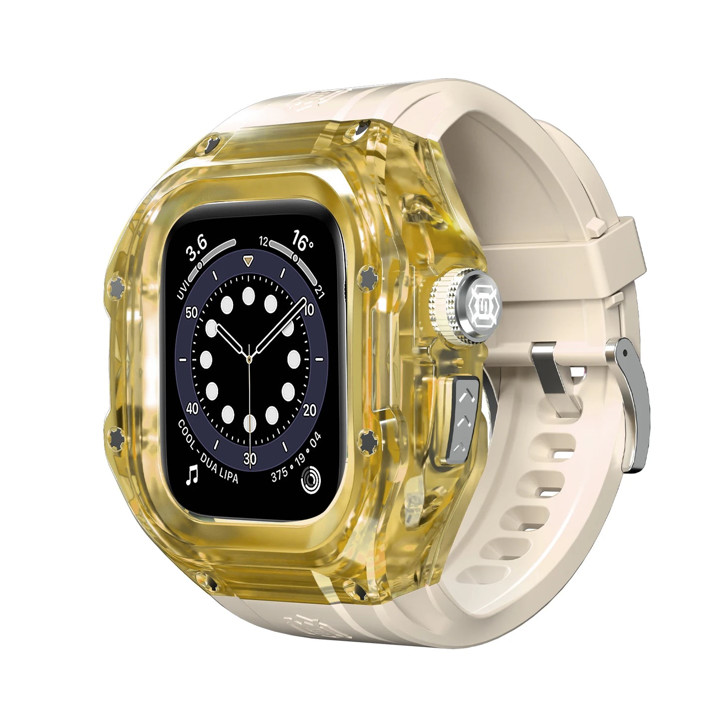 IP54 Waterproof Watch Case with Silicone Wristband for Apple Watch Ultra 2