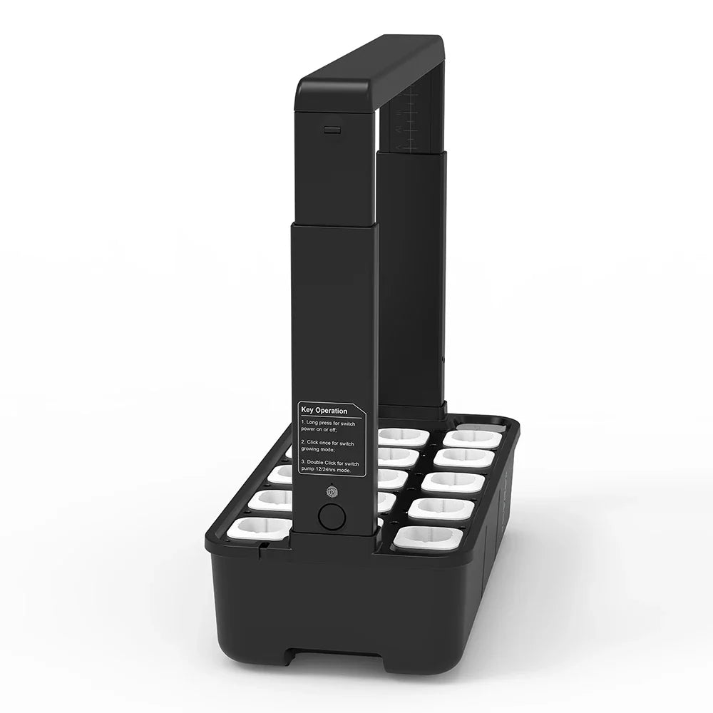 Hydroponics Growing System With 15 Planting Hole Full Spectrum Led Light Non-toxic Soilless Smart Indoor Garden