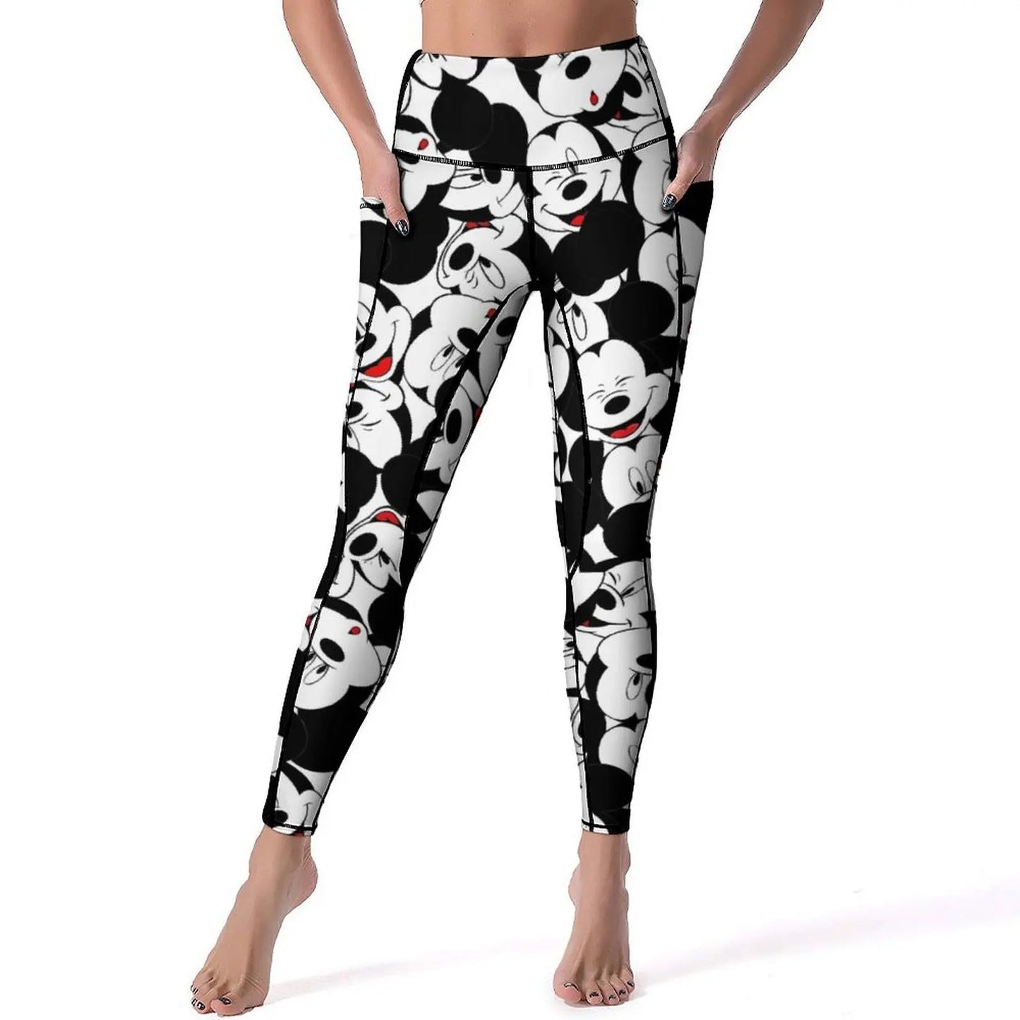 Women's Navy Water Repellent Cropped Stretch Pants