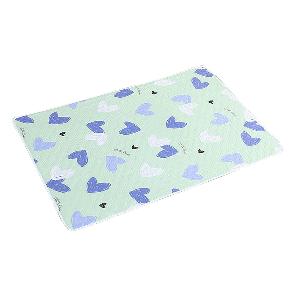 Cartoon Dino 4-Layer Waterproof Baby Changing Pad