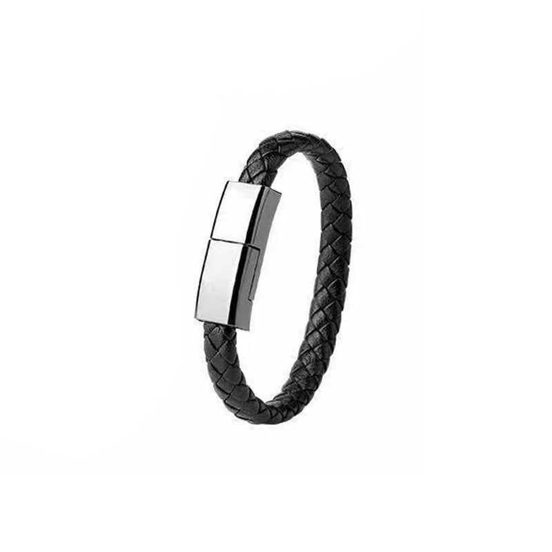 Bracelet USB charging Cable Data Charging Cord For iPhone Android and Type-C