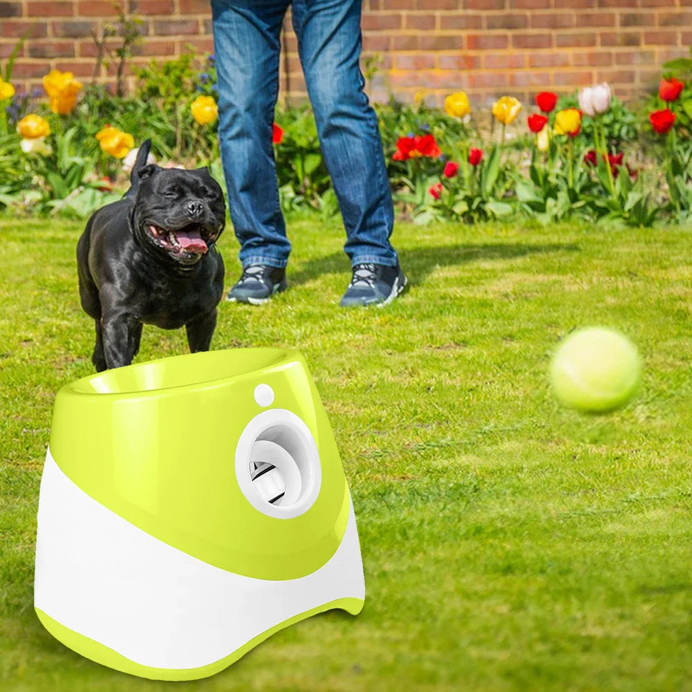 Automatic Dog Ball Launcher Automatic Pet Dogs Chase Toy Ball Launcher Dog Toy Dog Tennis Automatic Launcher Pet Interactive Toy