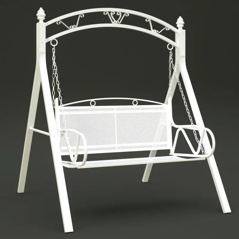 Wooden Swing Chair with Canopy