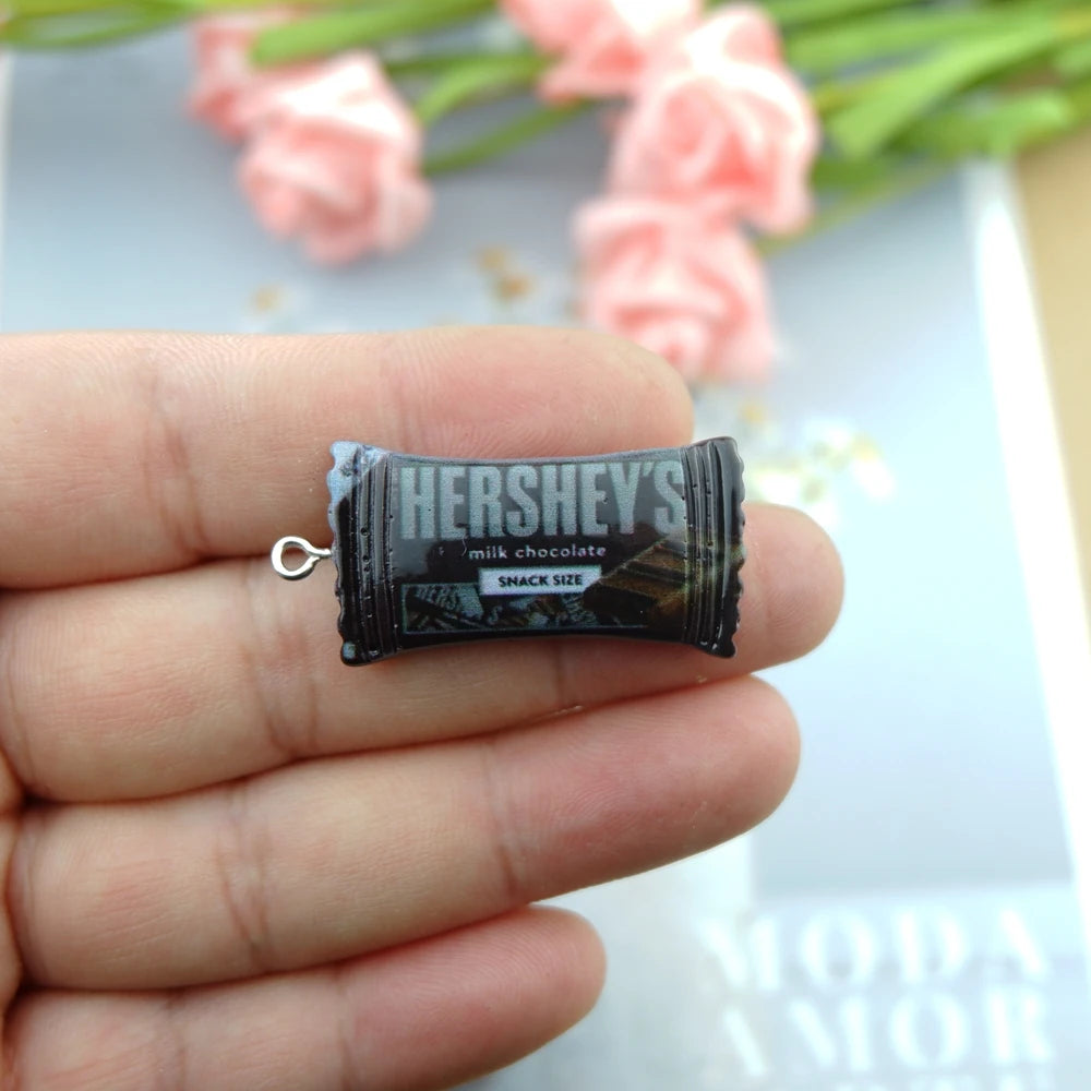 Cute Chocolate Candy Charms for Jewelry Making Diy Earring Bracelet Pendant Accessories Findings Phone Making Wholesale Bulk