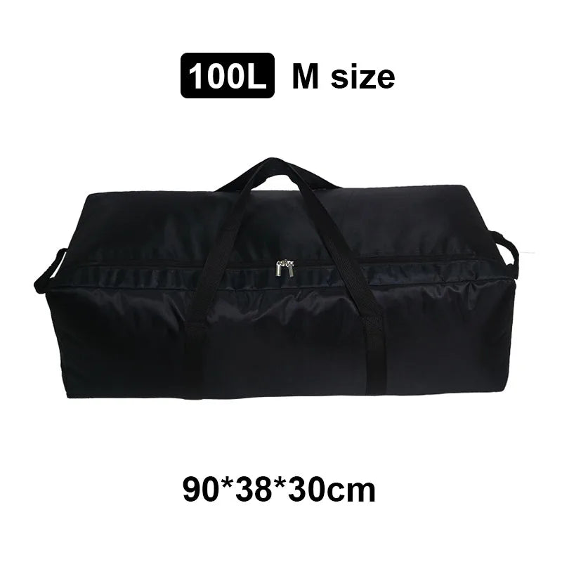 55L/100L/150L Travel Bag Outdoor Camping Backpack Waterproof Handbag Super Large Capacity Cycling Bag 1680D Oxford Cloth New