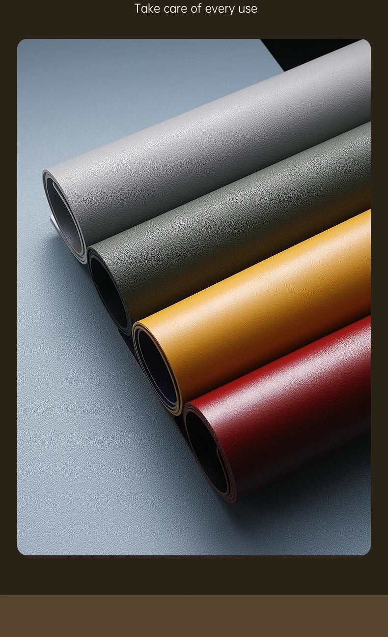 Home Office Large Mouse Pad Gamer Waterproof PU Leather Desk Mat - Computer Mousepad & Keyboard Pad for Gaming