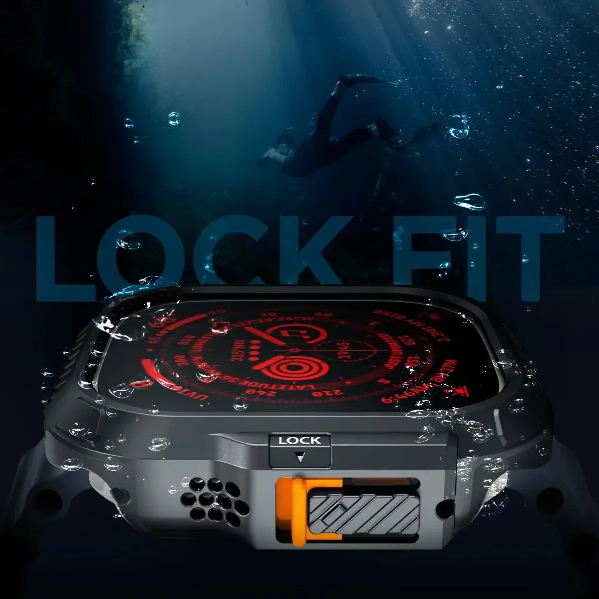 LockFit Secure Bumper for Apple Watch Ultra 49mm