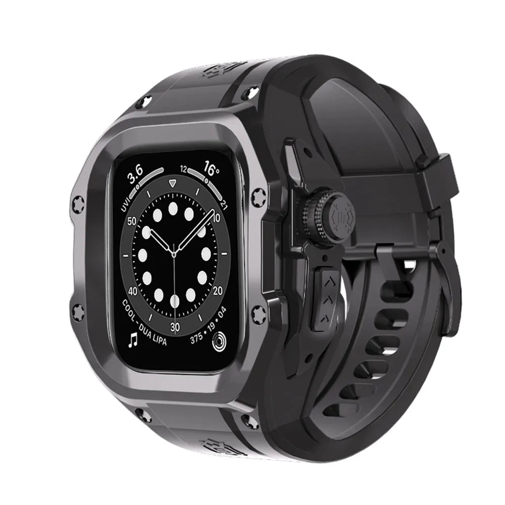 IP54 Waterproof Watch Case with Silicone Wristband for Apple Watch Ultra 2