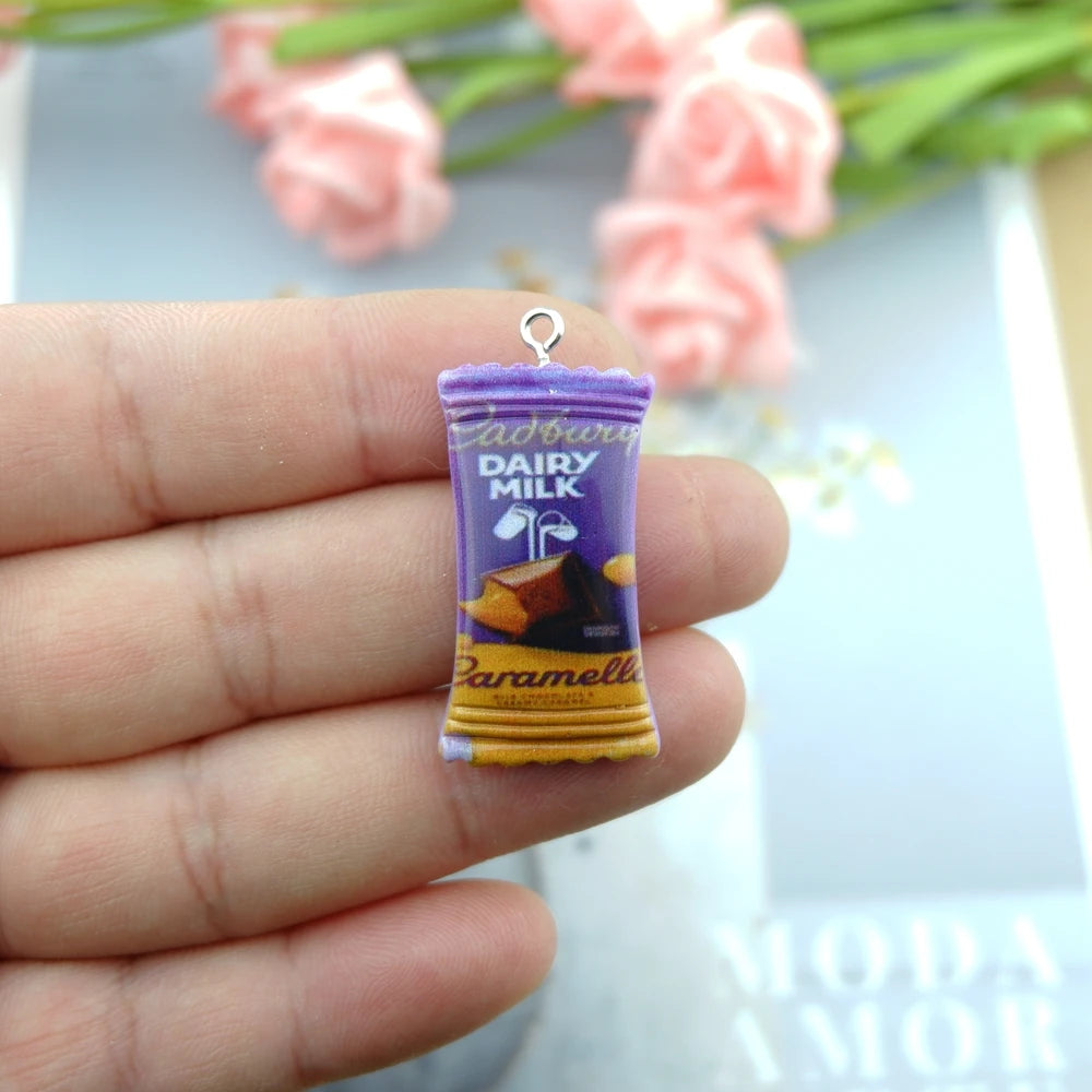 Cute Chocolate Candy Charms for Jewelry Making Diy Earring Bracelet Pendant Accessories Findings Phone Making Wholesale Bulk