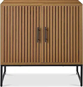 2-Door Rattan Cabinet