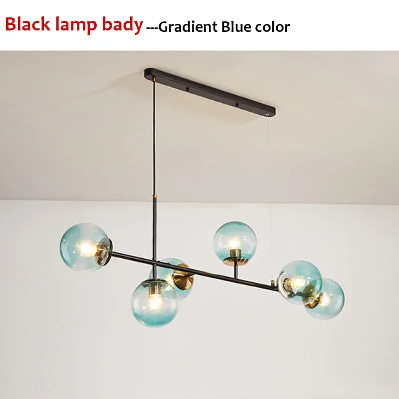 Floating Glass Ball Hanging Light for Dining & Kitchen