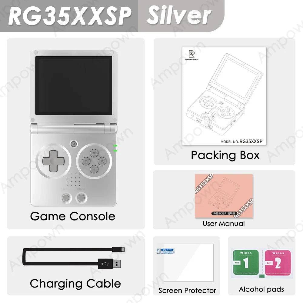 RG35XXSP Flip Game Console – Retro Gaming Handheld with IPS Display