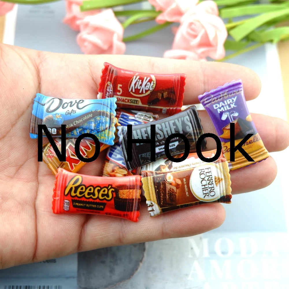 Cute Chocolate Candy Charms for Jewelry Making Diy Earring Bracelet Pendant Accessories Findings Phone Making Wholesale Bulk