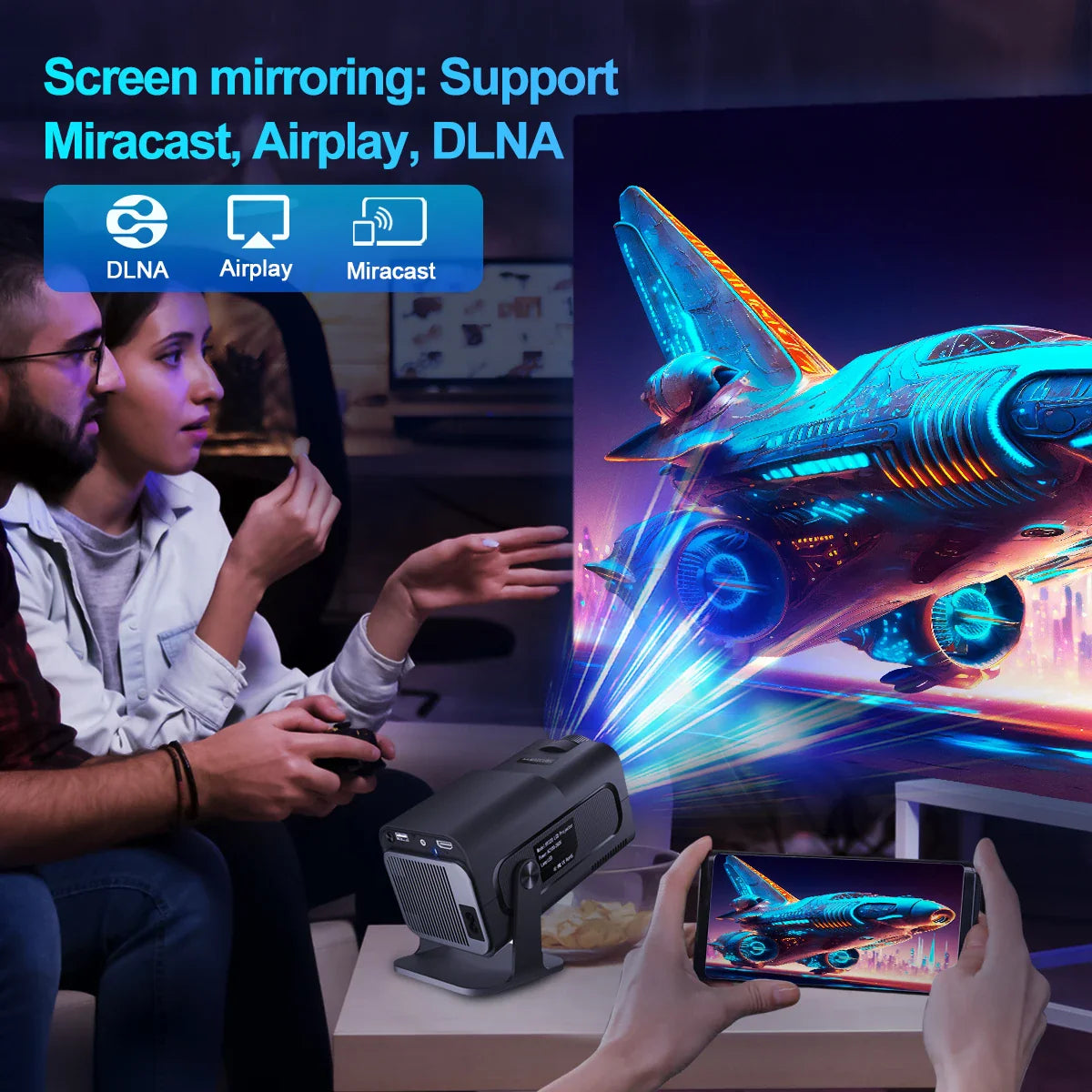 4K Android 11 Projector HY320