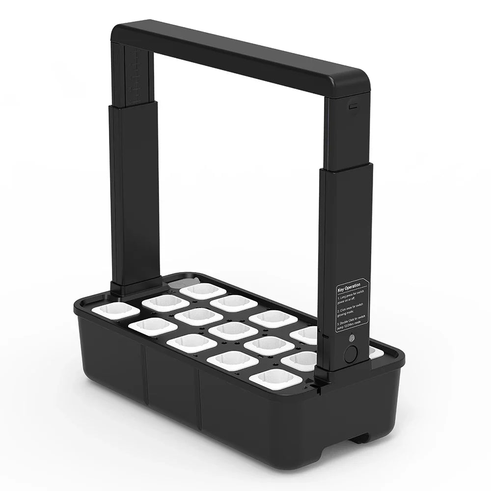 Hydroponics Growing System With 15 Planting Hole Full Spectrum Led Light Non-toxic Soilless Smart Indoor Garden