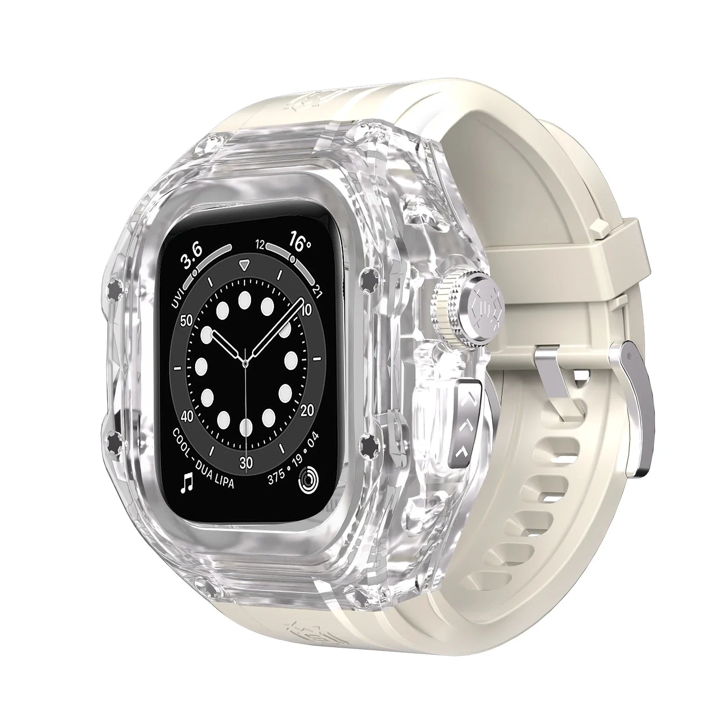 IP54 Waterproof Watch Case with Silicone Wristband for Apple Watch Ultra 2