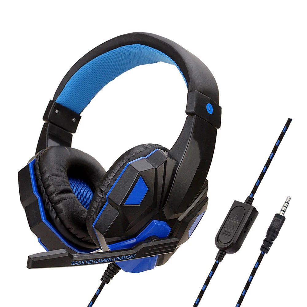 Wired PS4/PS5/Xbox/Smartphone/PC Gaming Headset – 120° Adjustable Gamer Headset with Noise Cancelling Microphone