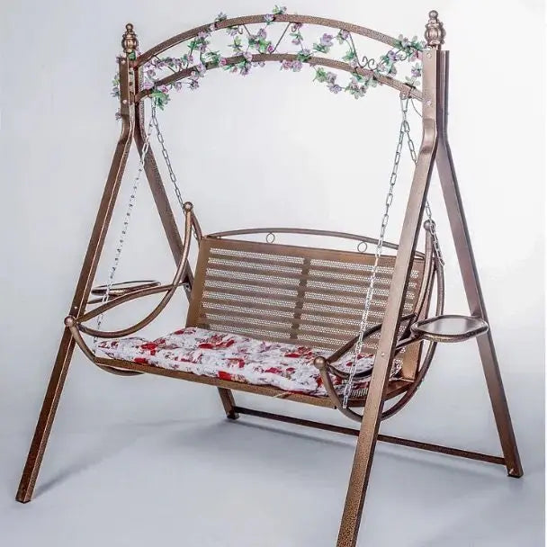 Wooden Swing Chair with Canopy