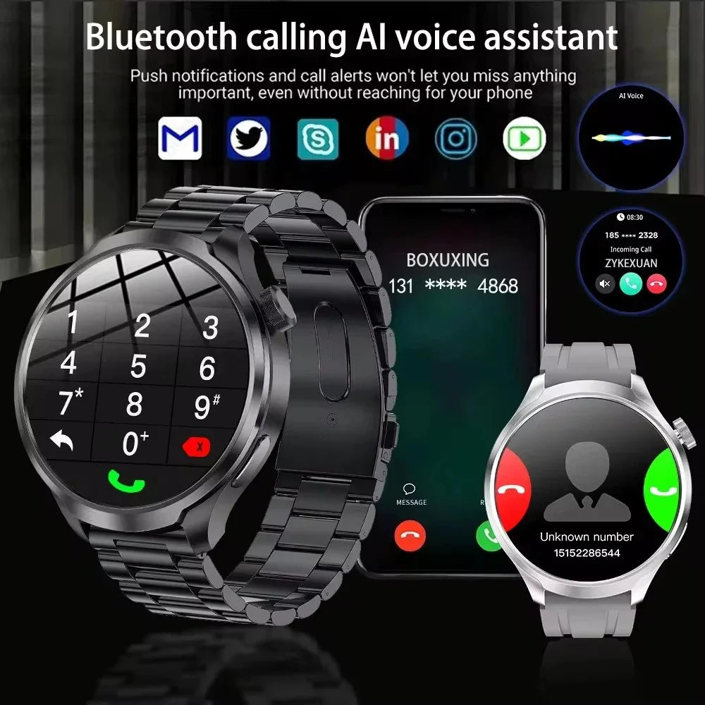 Rugged Outdoor Sport Smartwatch with Fitness & Health Tracking Features