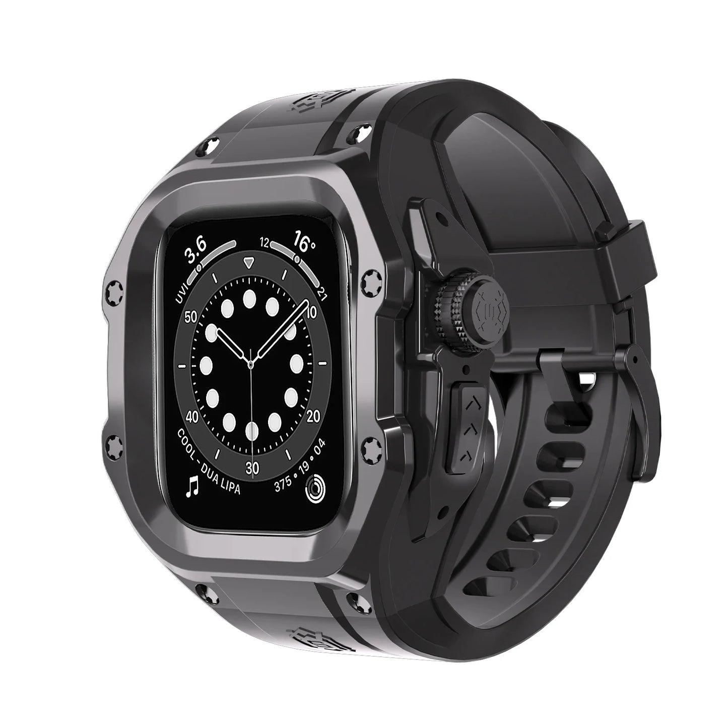 IP54 Waterproof Watch Case with Silicone Wristband for Apple Watch Ultra 2